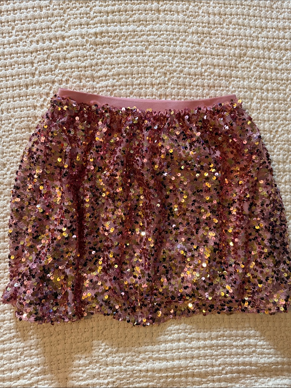 jumping beans Rose Pink Sequined Skirt